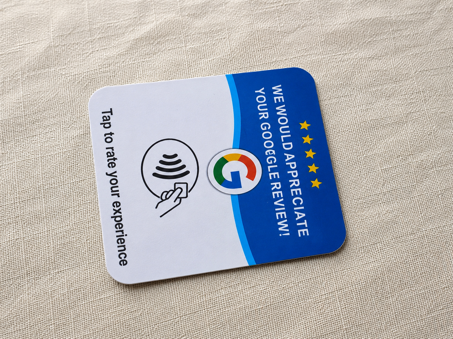 Tarjeta NFC para aumentar Reseñas de Google